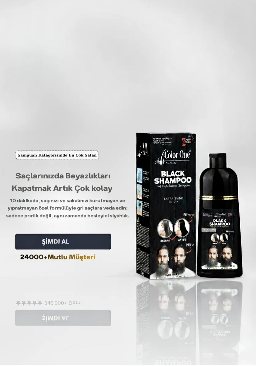 Saç Siyahlaştırıcı Şampuan 300 ML