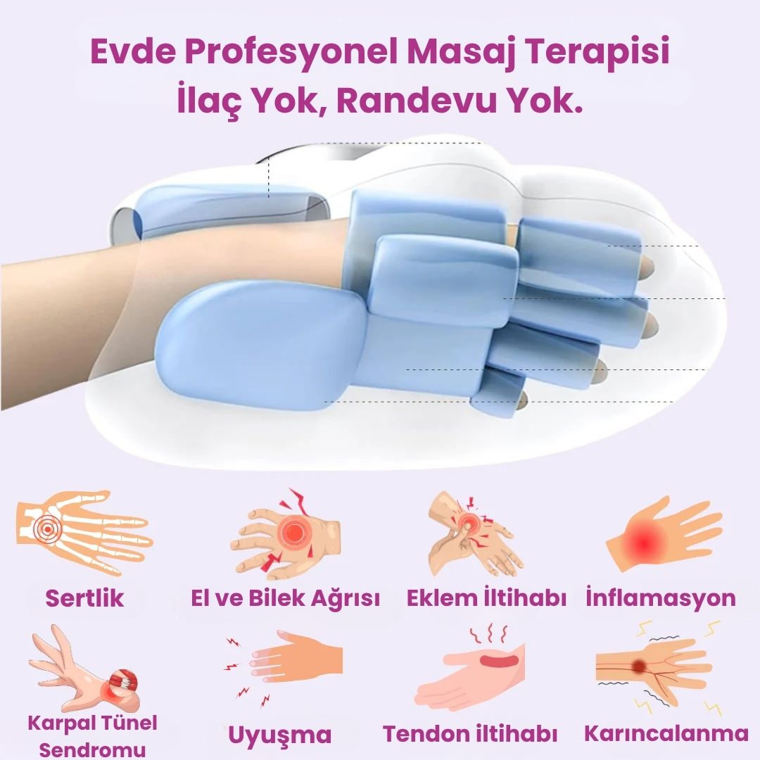 3 Fonksiyonlu El Masaj Cihazı