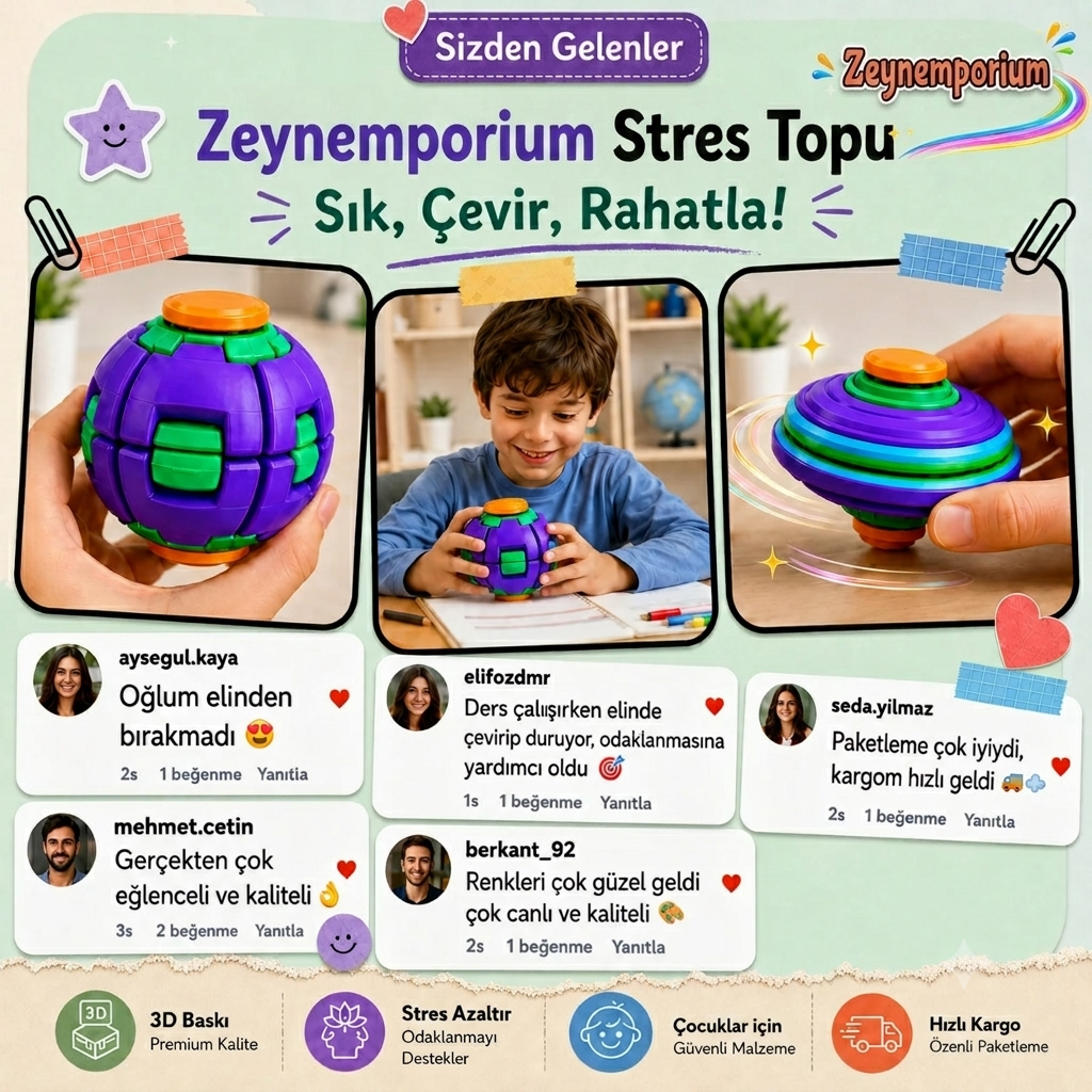Spinnerball Viral Stres Topu