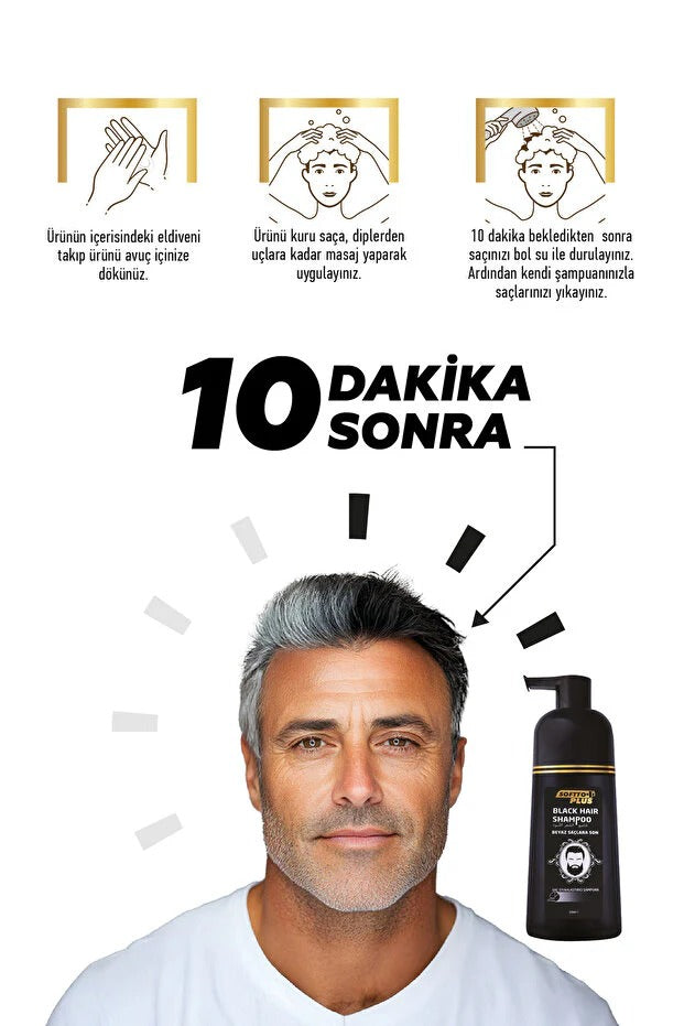 Saç Siyahlaştırıcı Şampuan 300 ML