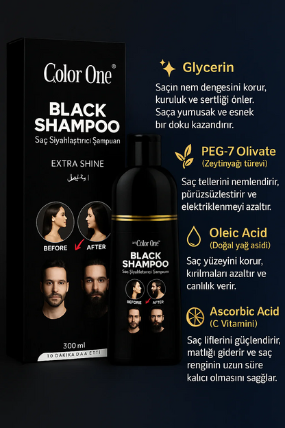 Saç Siyahlaştırıcı Şampuan 300 ML